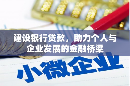 丹寨建设银行贷款，助力个人与企业发展的金融桥梁
