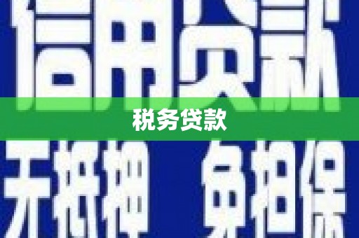 丹寨税务贷款