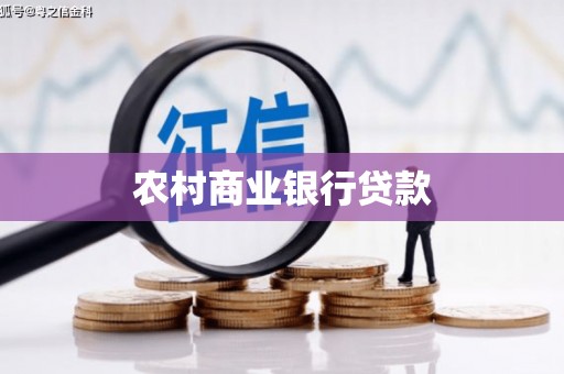 丹寨农村商业银行贷款