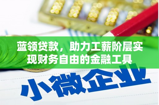 丹寨蓝领贷款，助力工薪阶层实现财务自由的金融工具