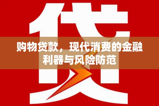 丹寨购物贷款，现代消费的金融利器与风险防范