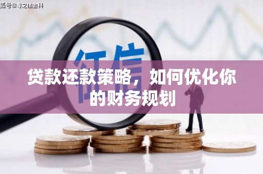 丹寨贷款还款策略，如何优化你的财务规划