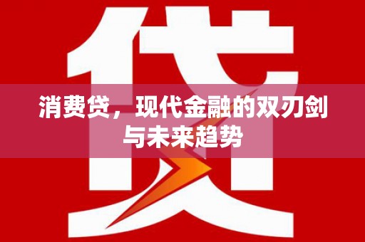 丹寨消费贷，现代金融的双刃剑与未来趋势