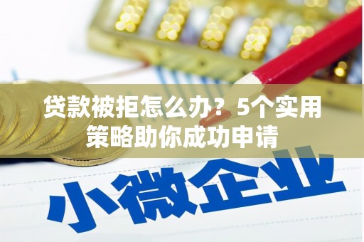 丹寨贷款被拒怎么办？5个实用策略助你成功申请