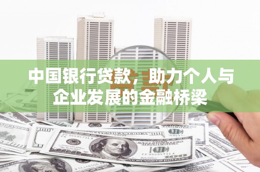 丹寨中国银行贷款，助力个人与企业发展的金融桥梁