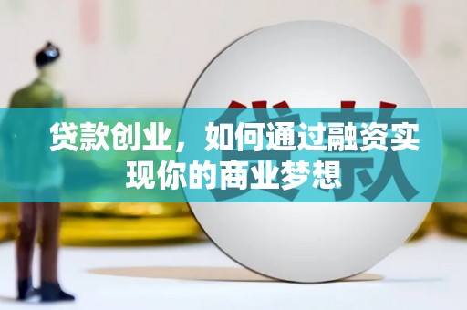 丹寨贷款创业，如何通过融资实现你的商业梦想