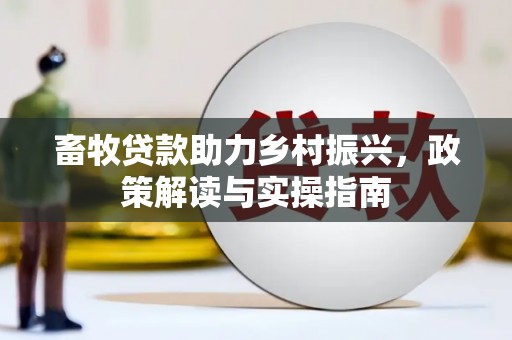 丹寨畜牧贷款助力乡村振兴，政策解读与实操指南