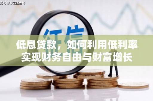 丹寨低息贷款，如何利用低利率实现财务自由与财富增长